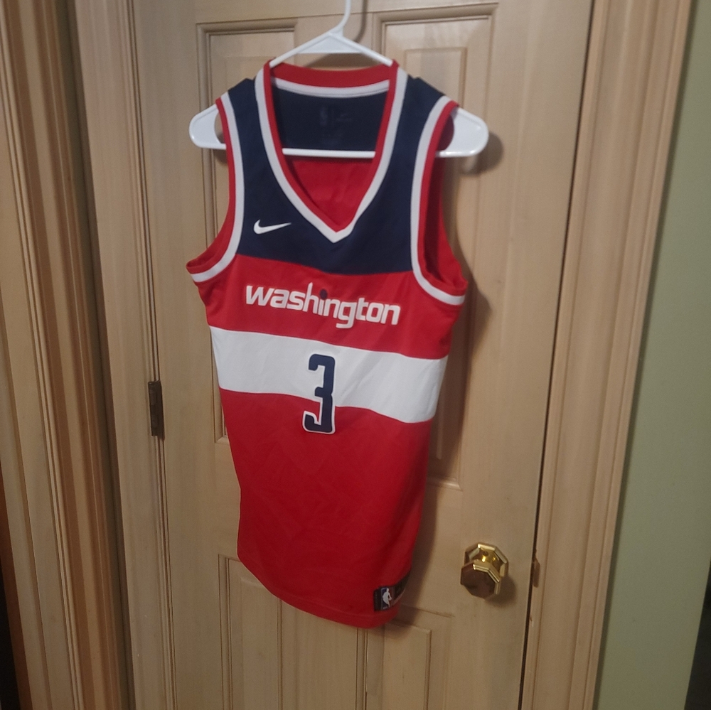 Mens NIKE Sz 40 Small NBA Washington 3 BEAL Athletic JERSEY - Picture 7 of 11